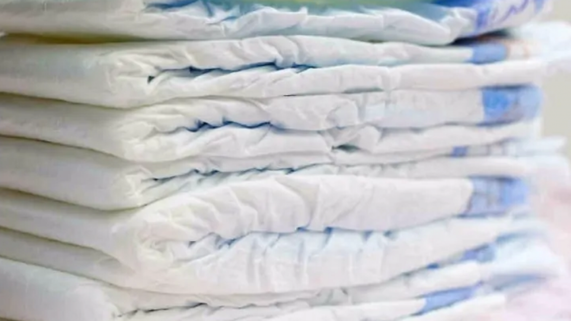 Asco total, hicieron un pedido de pañales y les llegó uno sucio