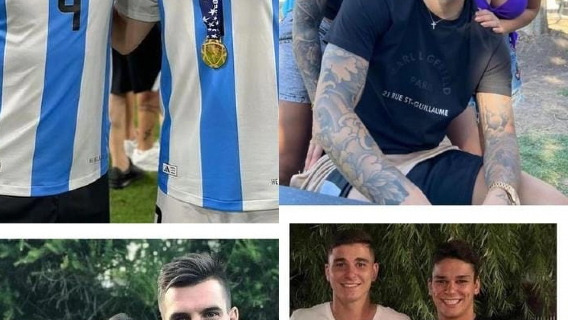 Impresionante parecido de los hermanos de la Scaloneta con los bicampeones