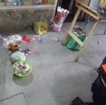 Tensión en una galería de Jujuy por una mujer a los gritos y un policía golpeado