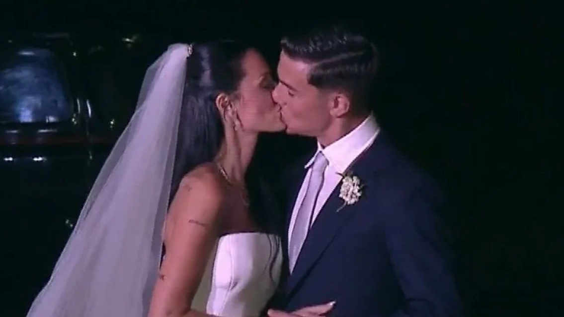 Una boda soñada, así se casaron Paulo Dybala y Oriana Sabatini