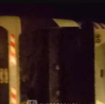 [URGENTE] Volc&oacute; un colectivo lleno de pasajeros en Ruta 2: hay varios heridos