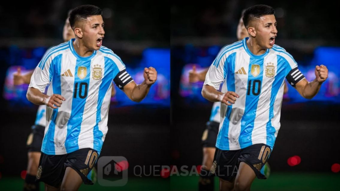 [GOOOOL] Gana Argentina 1 a 0, con un golazo de Thiago Almada