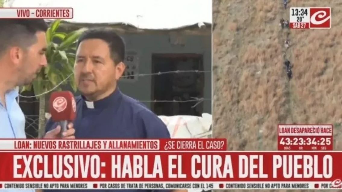 "Laudelina puede estar endemoniada", la fuerte teoría de un cura correntino sobre la tía de Loan Peña