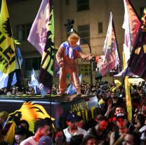 "Viva Milei": Abuelo juje&ntilde;o se accident&oacute; durante los festejos