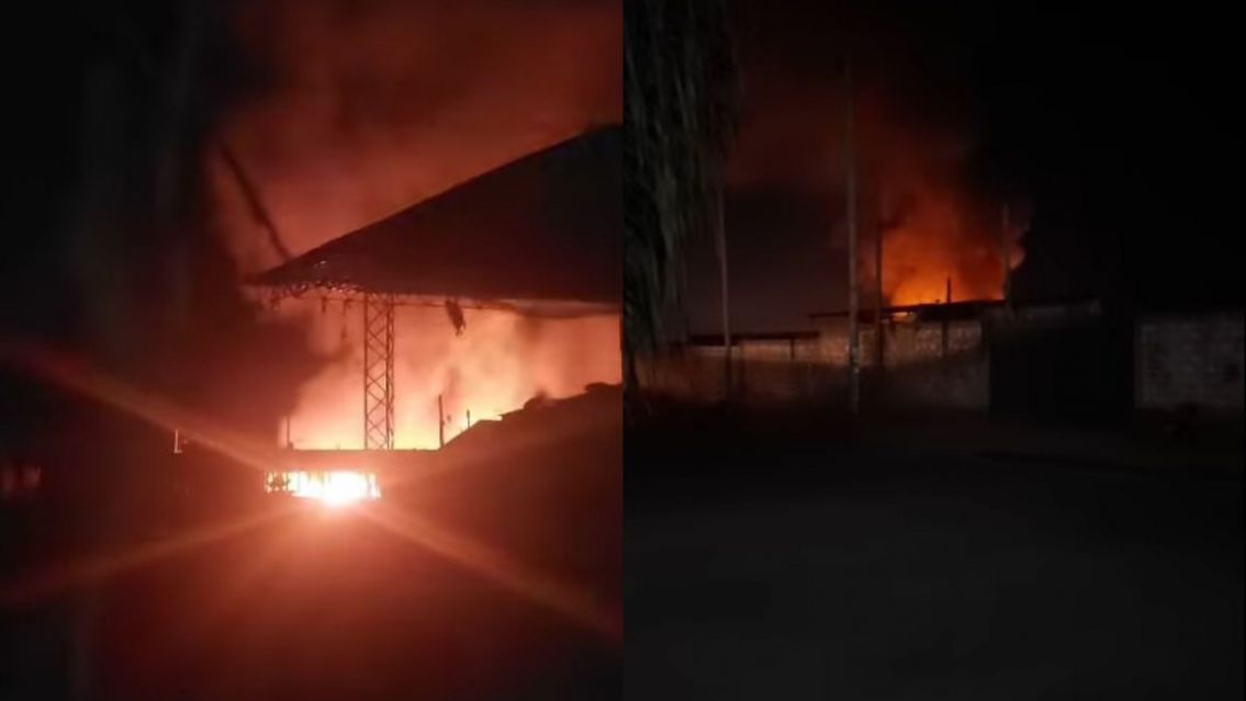 Alto Comedero: se incendi� la feria Coapacabana y empezaron a saquearla