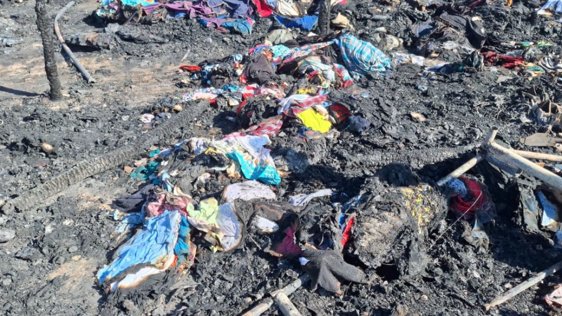 As� qued� la feria Copacabana tras el incendio: desgarradoras im�genes