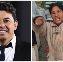 El ins&oacute;lito mensaje de una hincha de Boca que vive en la calle: Gallardo enojado