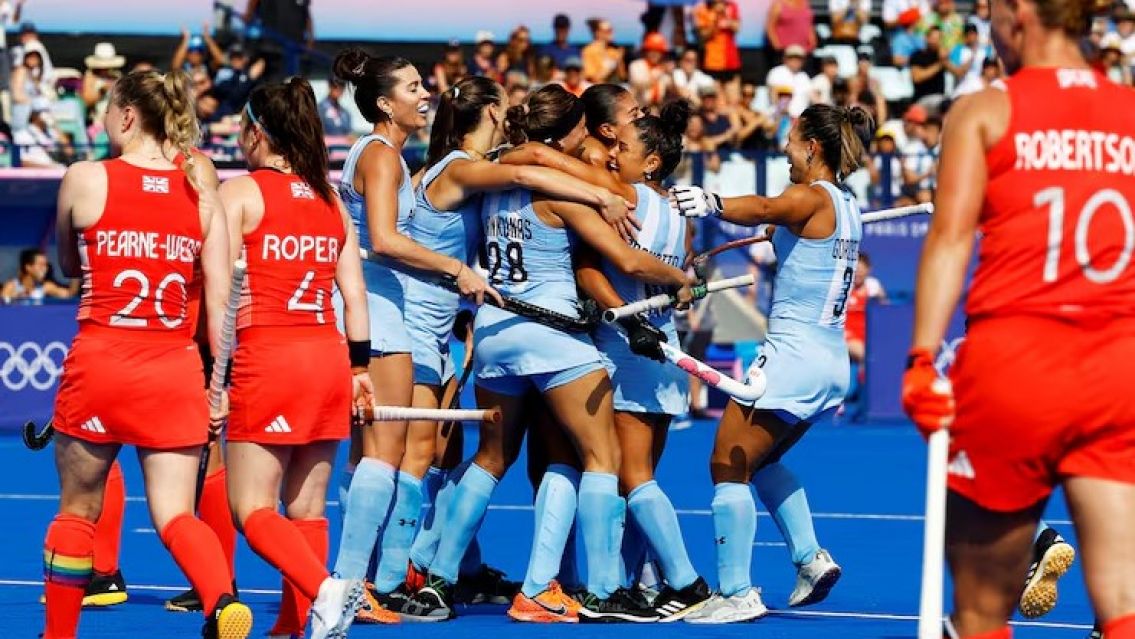 Las Leonas le ganaron 3-0 a Gran Bretaña y siguen a paso firme en los Juegos Olímpicos de París 2024