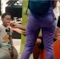 No es Loan el nene de la foto en el shopping de Barranquilla en Colombia