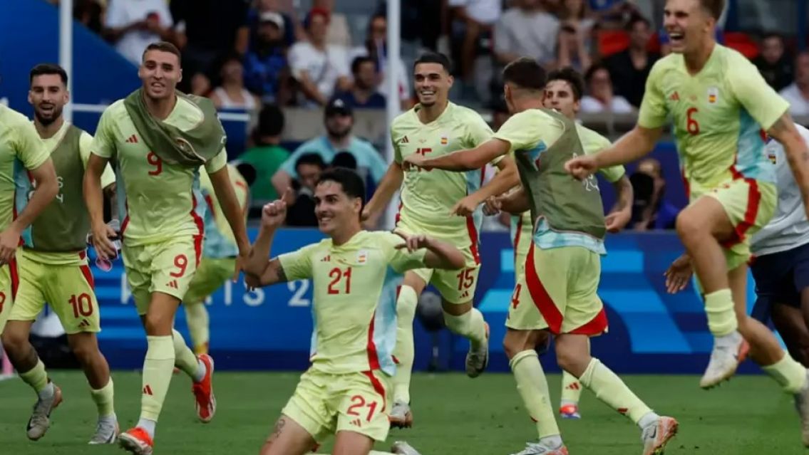 Espa�a se llev� el oro ol�mpico en un partidazo: venci� 5-3 a Francia en la final de Par�s 2024