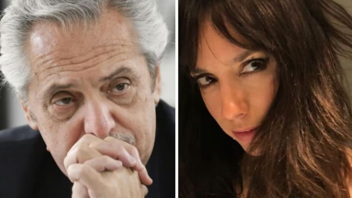 Difunden un nuevo video de Alberto Fernández con Tamara Pettinato en el despacho presidencial