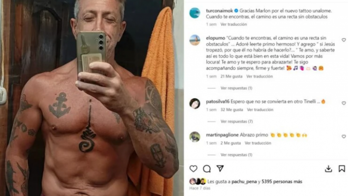 Le dijo "te amo", quién es el hombre que le escribió al Turco Naim en Instagram
