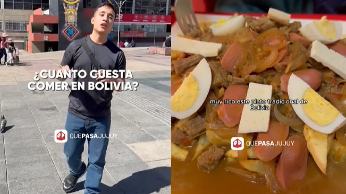 Comidas t�picas de Bolivia a un precio que conviene, "siempre abundante"