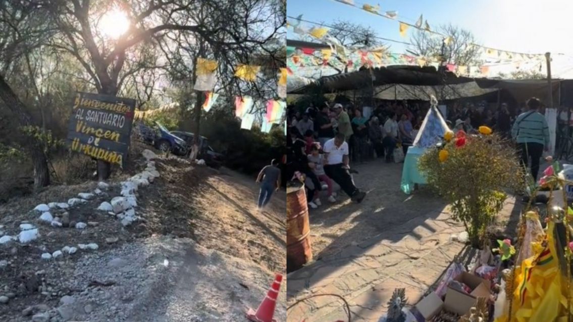 Apareció la Virgen de Urkupiña en Jujuy: cientos de personas se juntaron para celebrarla
