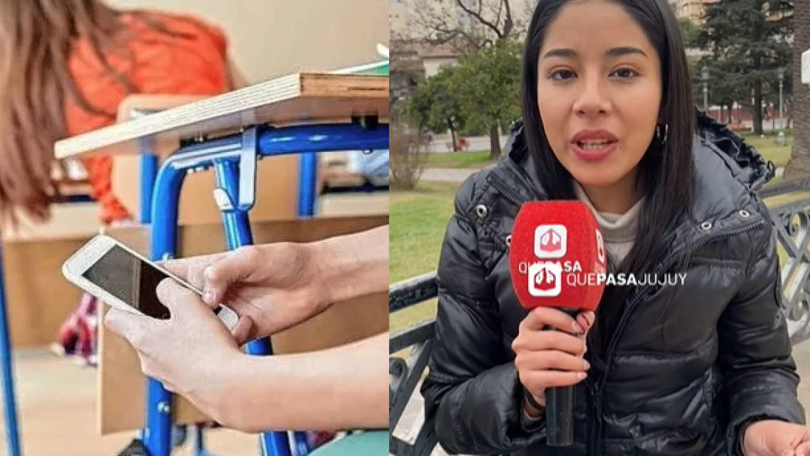 Prohíben el uso del celu en las aulas, ¿qué te parece?