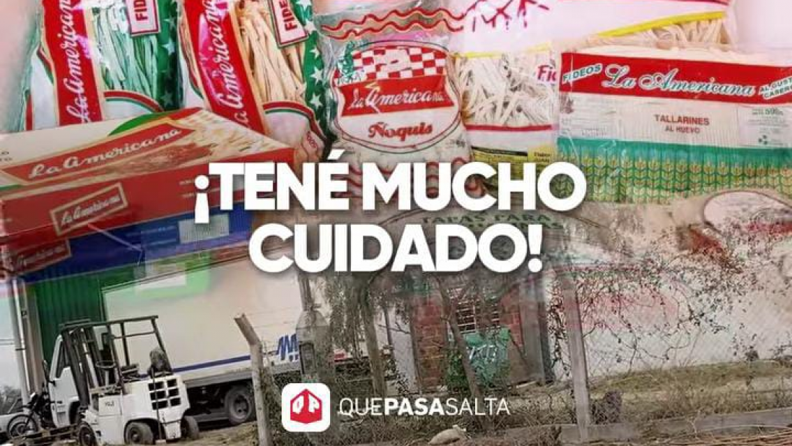 Denuncian que siguen vendiendo los fideos de la f�brica clausurada