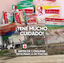 Denuncian que siguen vendiendo los fideos de la f&aacute;brica clausurada