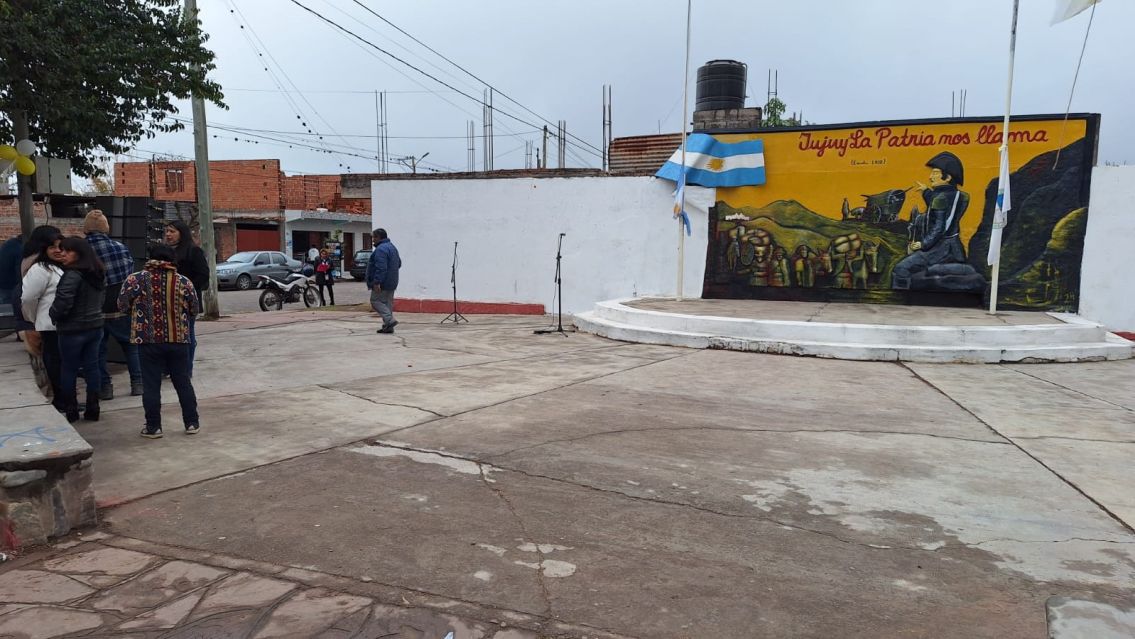 La peor conmemoración por el Éxodo Jujeño fue en Palpalá: no le pusieron ni ganas