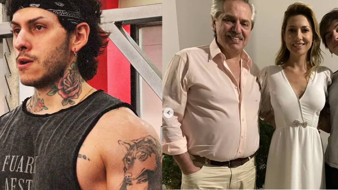 "Tiene as� una"... Impactante cambio f�sico del hijo mayor de Alberto Fern�ndez