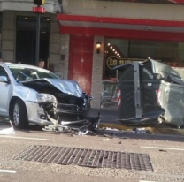 Famosa a los gritos y empujones porque choc&oacute; y no quiso hacerse el test