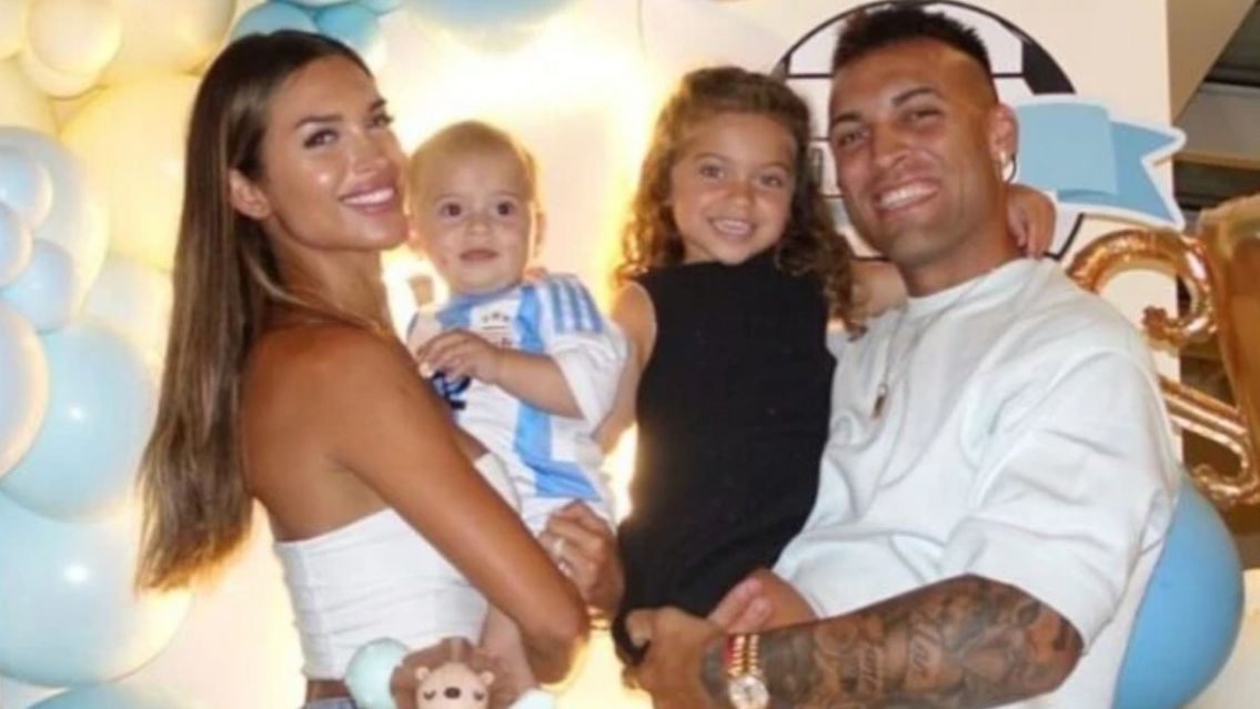 El hijo de Lautaro Mart�nez fue salvado por su mam� de sufrir un terrible accidente