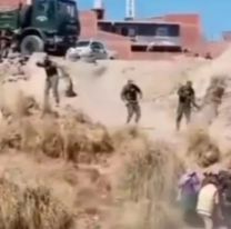 Brutal enfrentamiento entre Gendarmer&iacute;a Nacional y bagayeros bolivianos en La Quiaca
