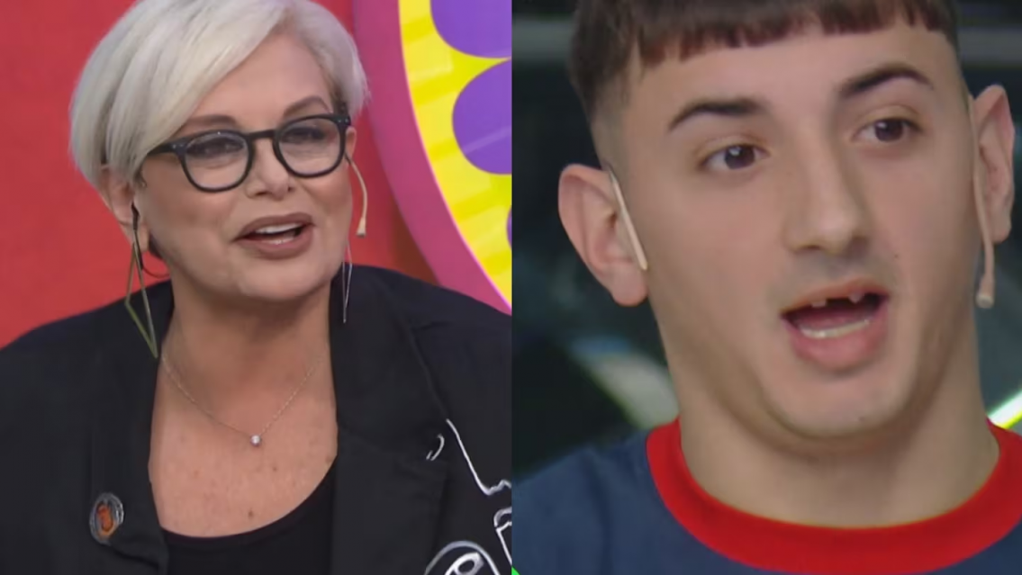 El jugador de "Los 8 escalones" que conmovió a Carmen Barbieri y ella le hizo los dientes