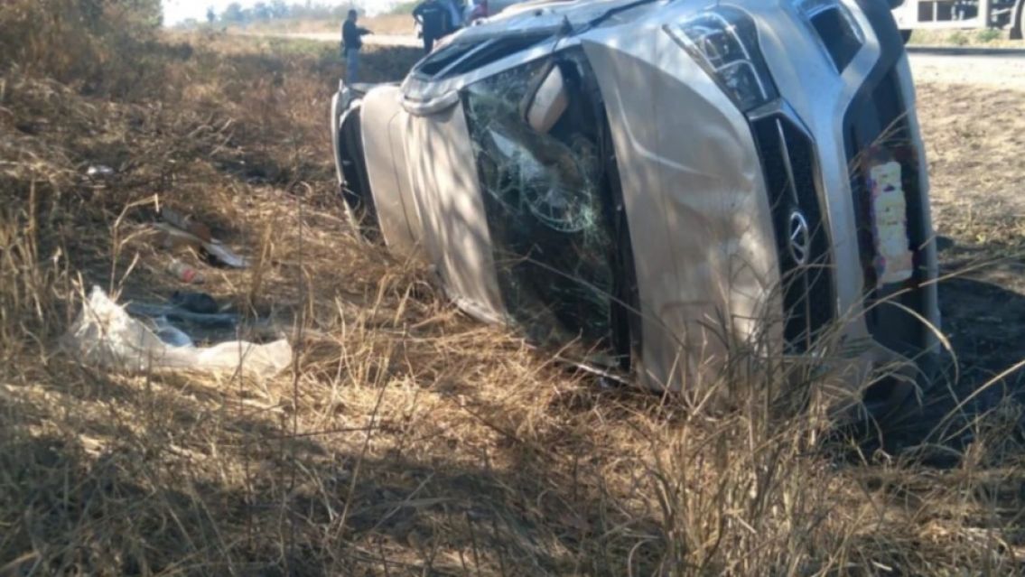 Terrible choque en Ruta 34: una familia fue trasladada al hospital Paterson 