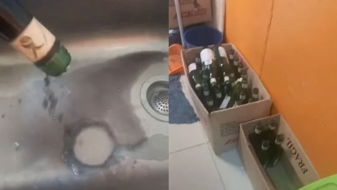 Compr� casi 60 fernet y encontr� algo asqueroso, "me estafaron"