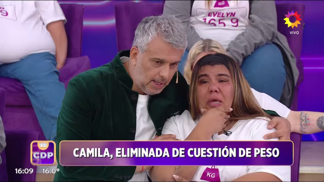 Explotó "Camilota", subió de peso y quedó fuera del programa
