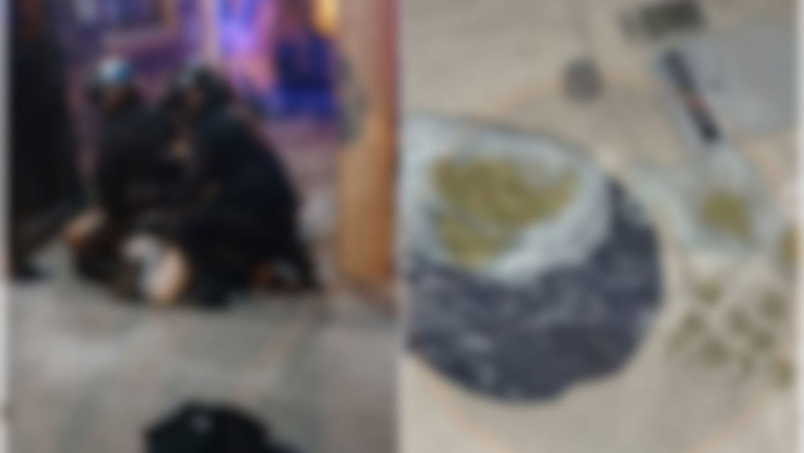 "Dejame trabajar tranquilo": narco juje�o moli� a golpes a su pareja en plena calle