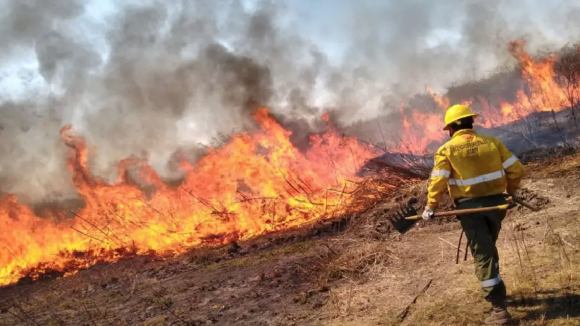 Desde Ambiente anticipan que el pico de incendios forestales llegará en octubre y noviembre en Jujuy