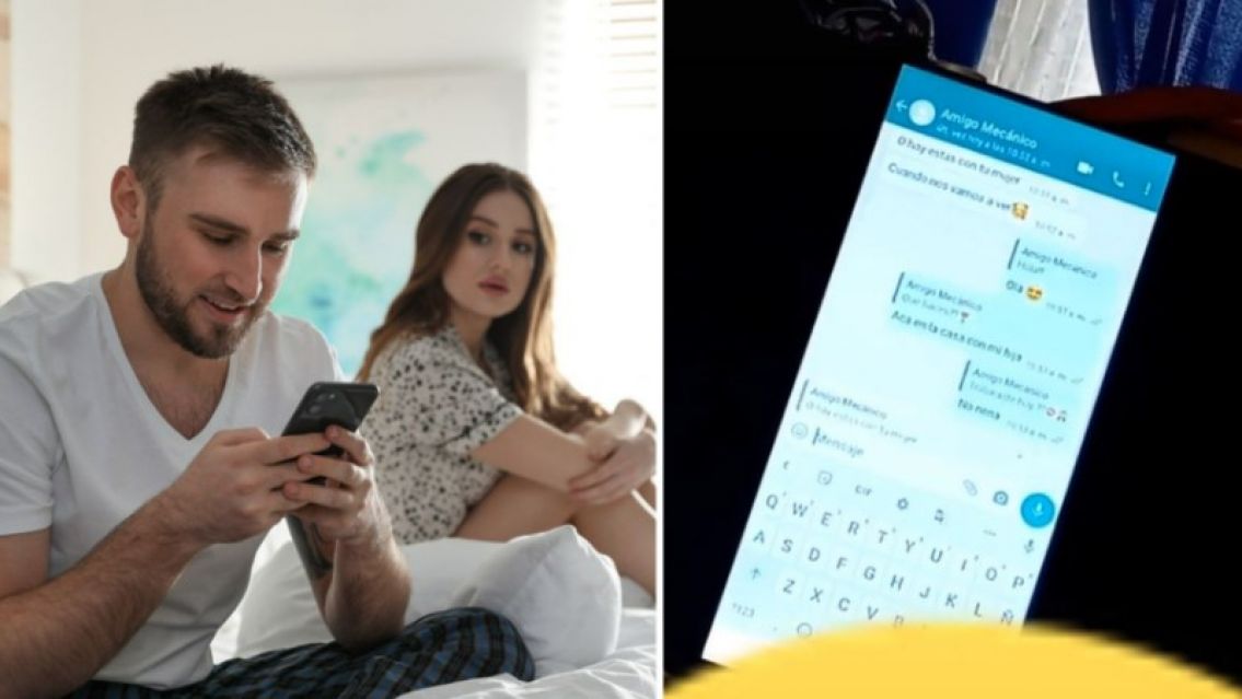 Descubri� que su esposo le era infiel con una enfermera y filtr� los escandalosos chats 