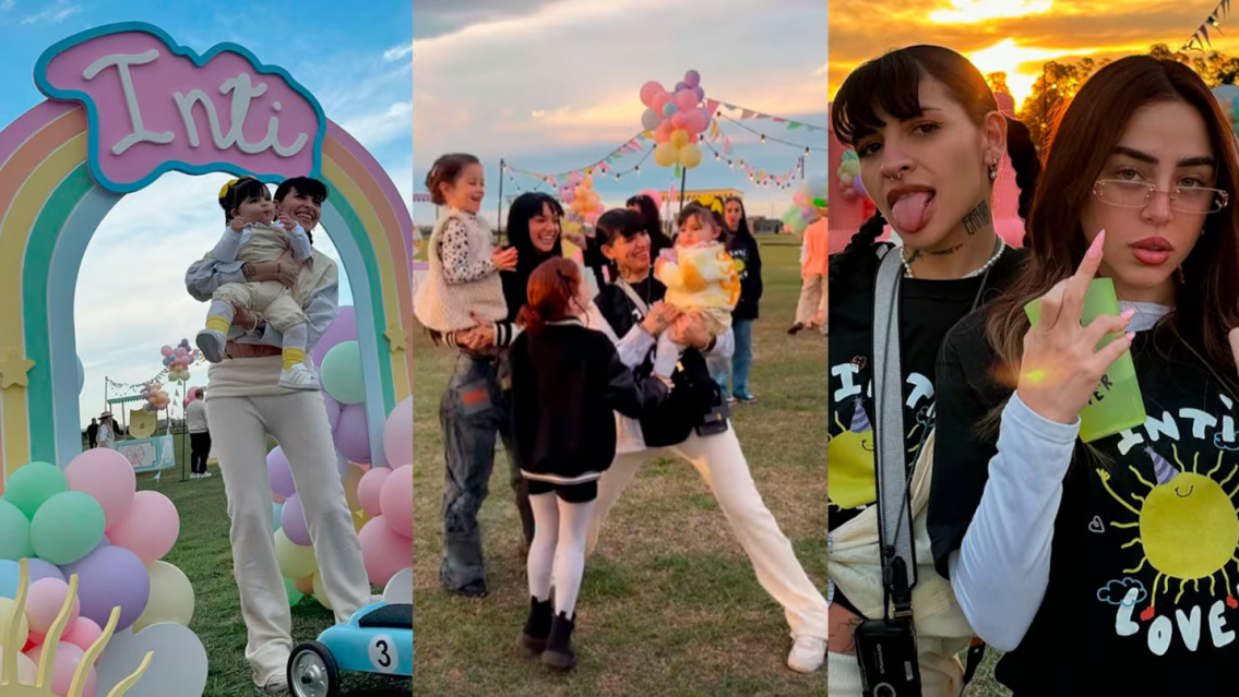 Así fue el primer cumpleañito de la hija de Cazzu, ¿estuvo Christian Nodal?