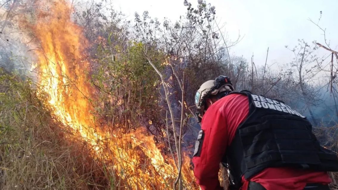 Alerta por incendios forestales en dos localidades de Jujuy