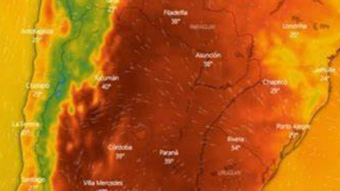Alerta por altas temperaturas en Jujuy: Máximas de 44 grados