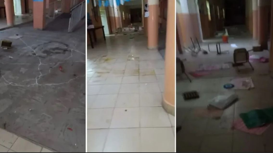 Brutal ataque a una escuela de Jujuy: La prendieron fuego y dejaron un aterrador mensaje