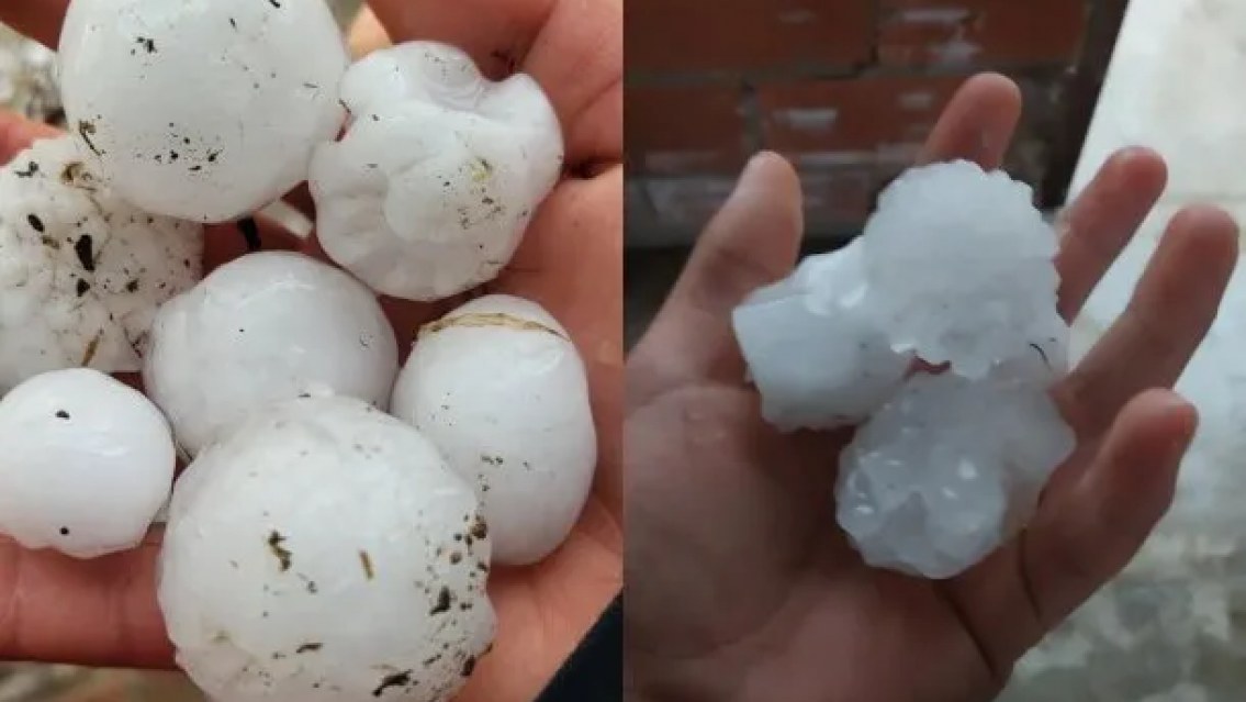 Cayó granizo y estas son las provincias con amenaza del mismo fenómeno
