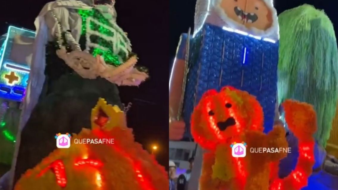 La ENET de Perico presentó una carroza espectacular: "se llevó todas las miradas"