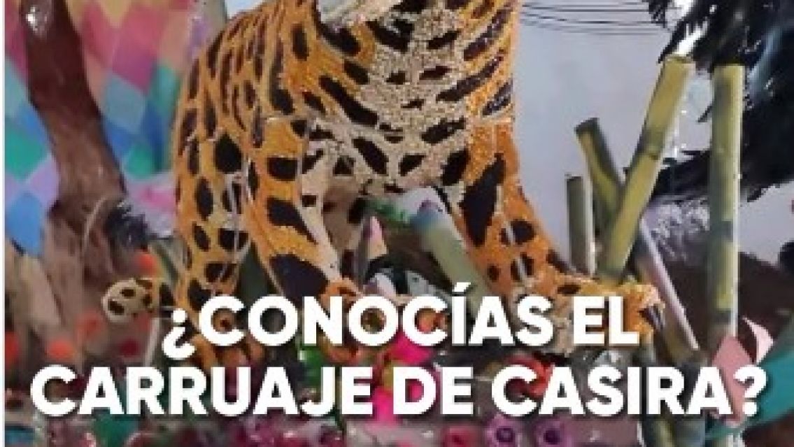 Estudiantes de Casira viajaron más de 6 horas para traer su carroza