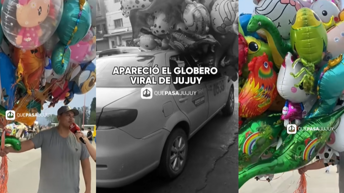 El "globero" de Jujuy que se hizo viral por c�mo se las ingenia para laburar