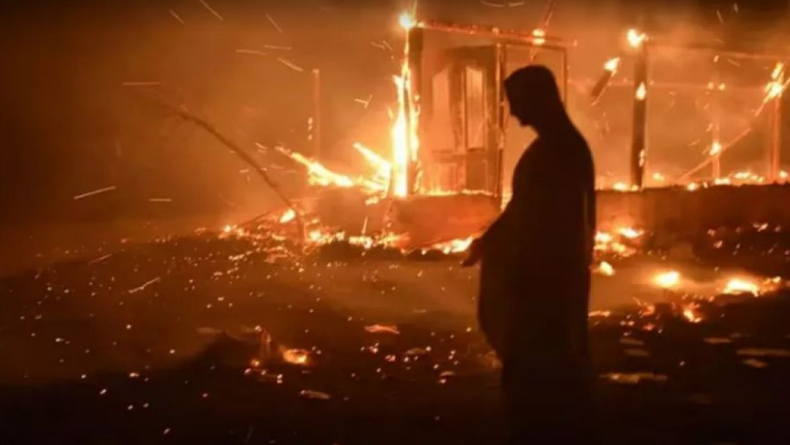 Milagro: en medio de un incendio sólo se salvó la Virgen