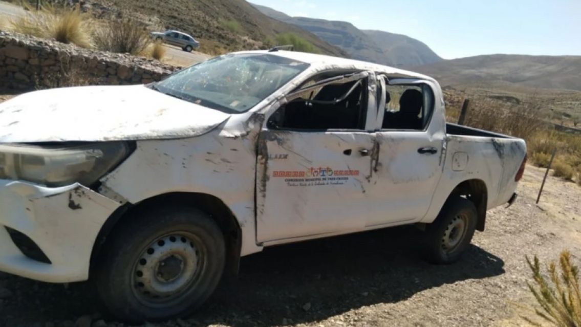 Intendente jujeño protagonizó un brutal accidente y fue hospitalizado