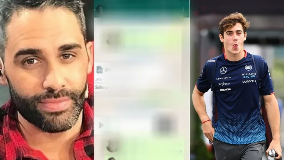 ¿Qué pasó acá? Los chats prohibidos entre "el Pollo" Álvarez y Franco Colapinto