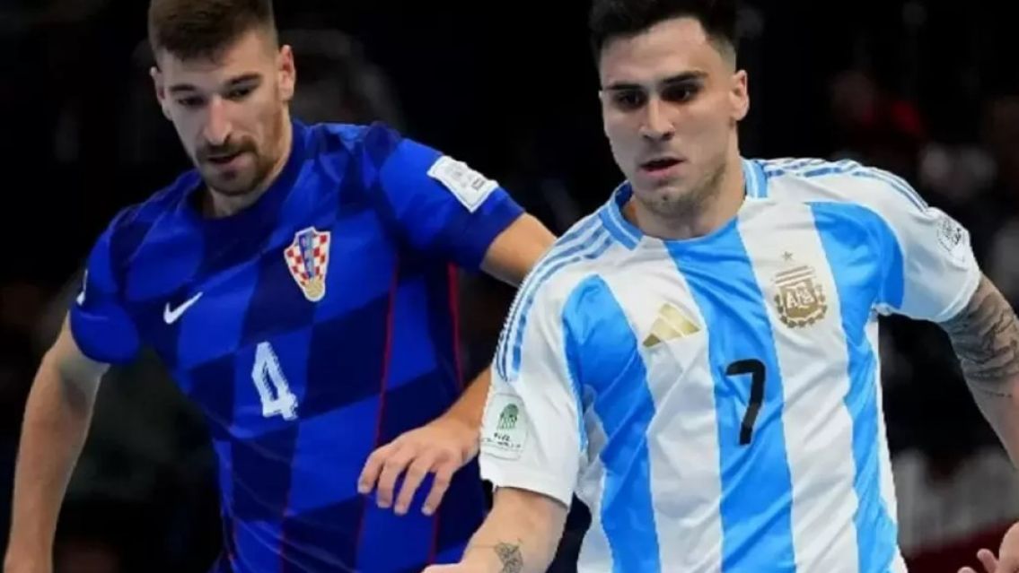 La Selección argentina derrotó 2-0 a Croacia y avanzó a los cuartos de final del Mundial de Futsal