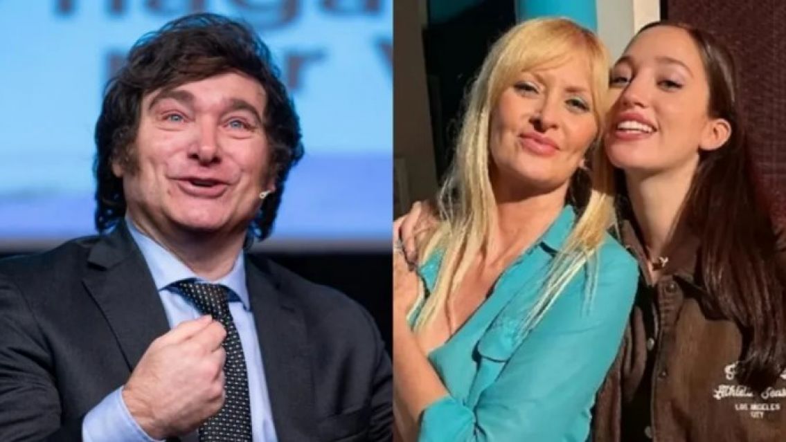 La hija de Yuyito Gonz�lez revel� el audio de Javier Milei tras haberlo llamado "padrastro"