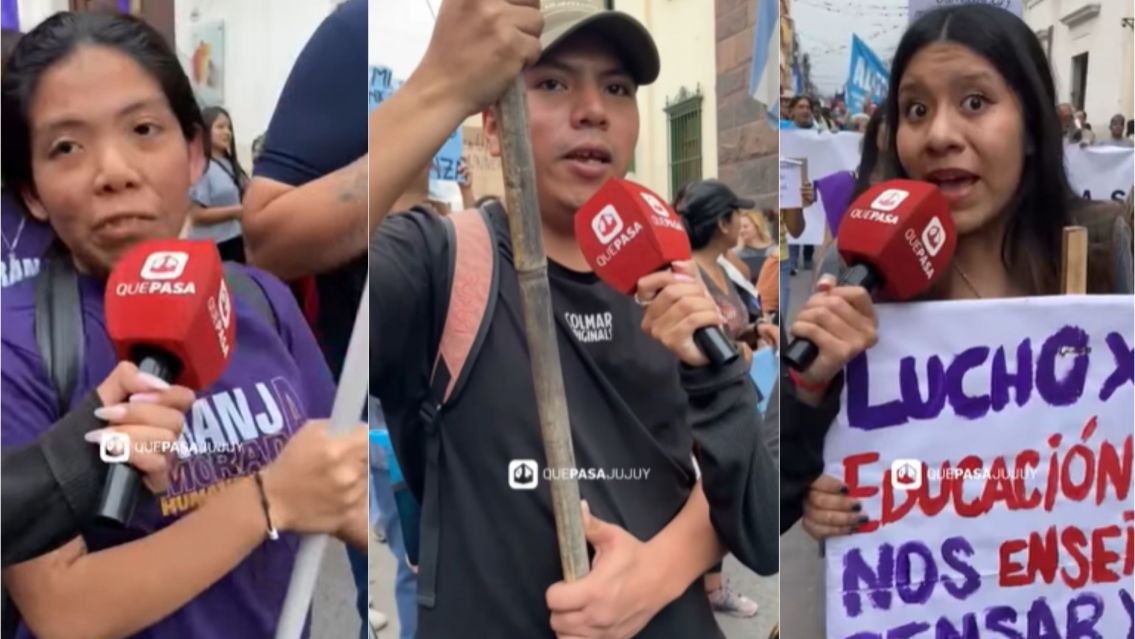 Multitudinaria marcha en Jujuy: Qu� dijeron los estudiantes