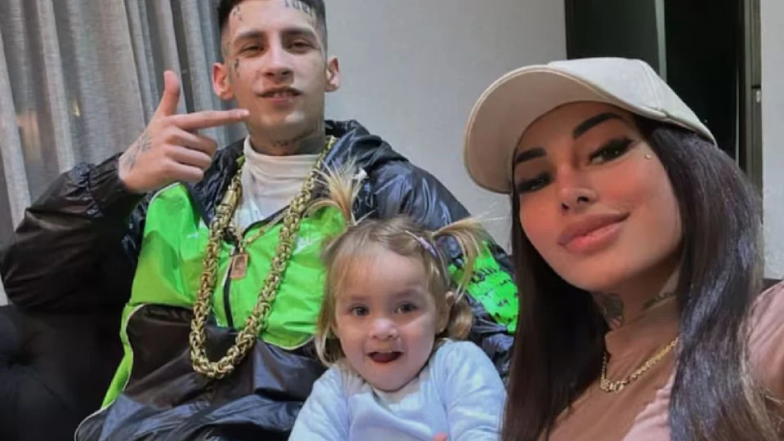 Terrible susto para L-Gante y Tamara B�ez por lo que le pas� a su hijita