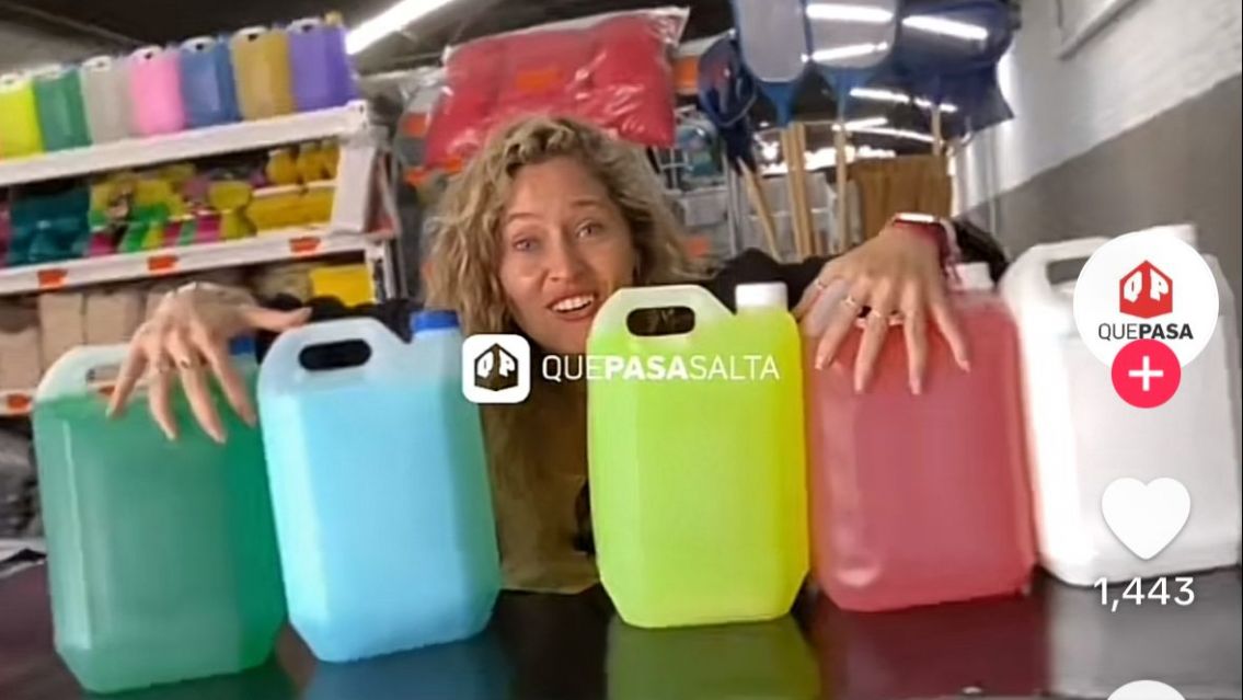 Abrió una nueva fábrica de productos de limpieza en el norte y vende 25 litros por solo $11.500