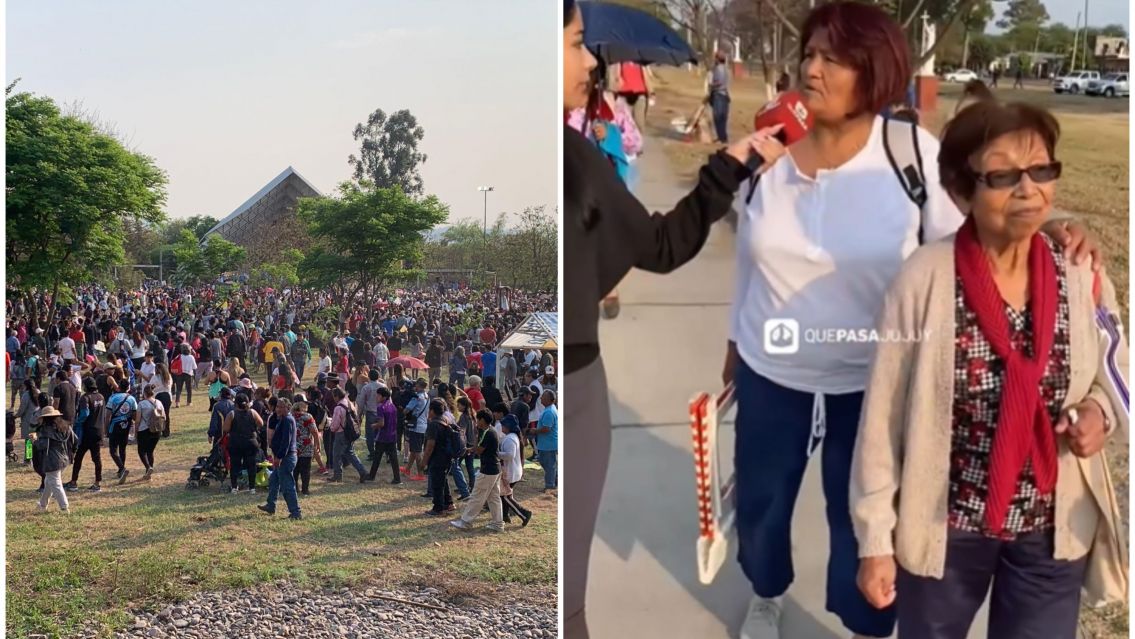 Abuelitas sorprendieron y emocionaron con su pedido a la Virgen